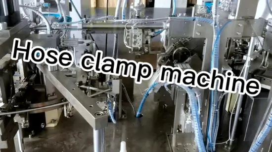 Schlauchklemmen-Montagemaschine mit Schneckenantrieb
